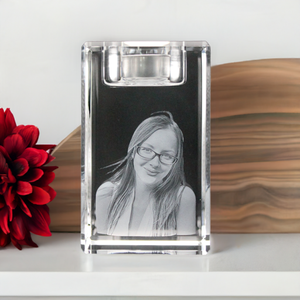 3d Memorial candle with a tea light