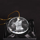 2d photo crystal ornament