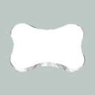 mask for placing a photo in the dogbone shape